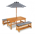 Picknicktafel-met-parasol-marineblauw-Kidkraft (00106)