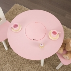 Ronde-kindertafel-met-opbergnet-en-twee-stoelen-roze-wit-KidKraft (26165)